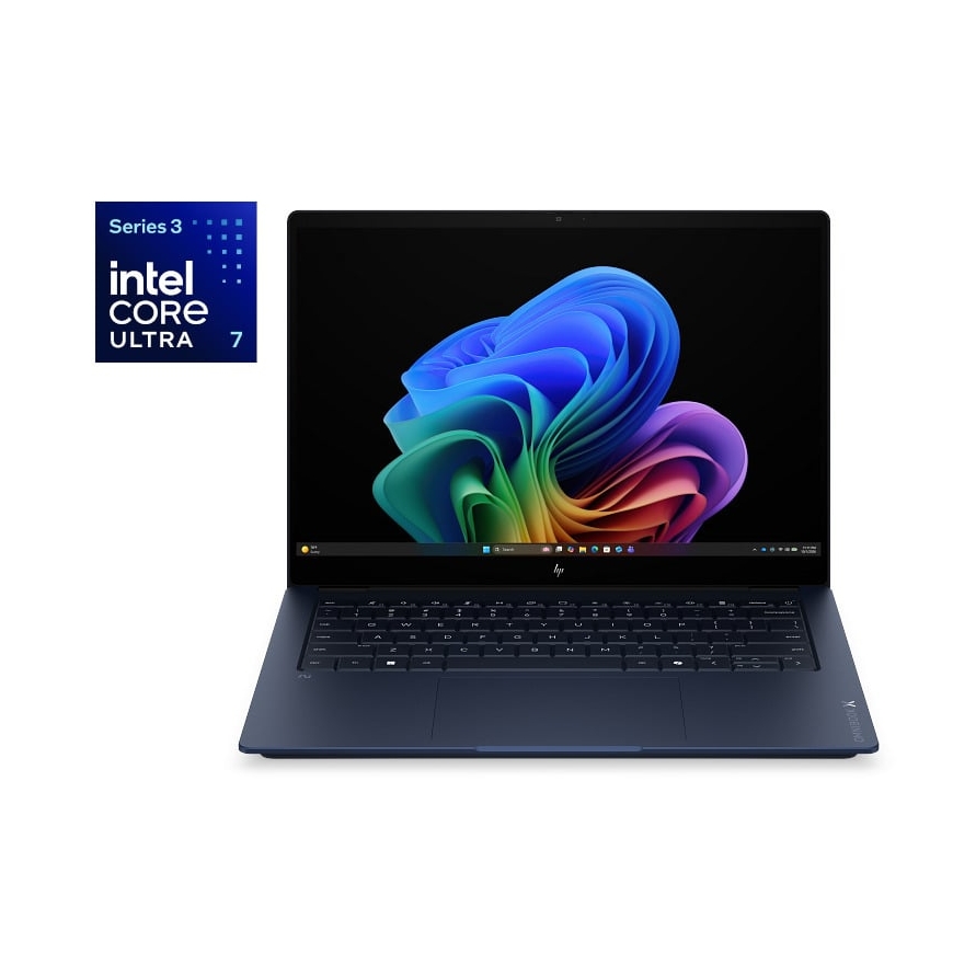 HP OmniBook X AI 14-ka0003nox 14" kannettava, sininen, Windows 11 Home (D6QF2EA)