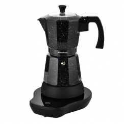 Elektrinis espreso kavos virimo aparatas, 0,3 l, juodas, 500 W,