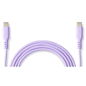 Fuj:tech USB-C silicone cable, purple, 1.5 m