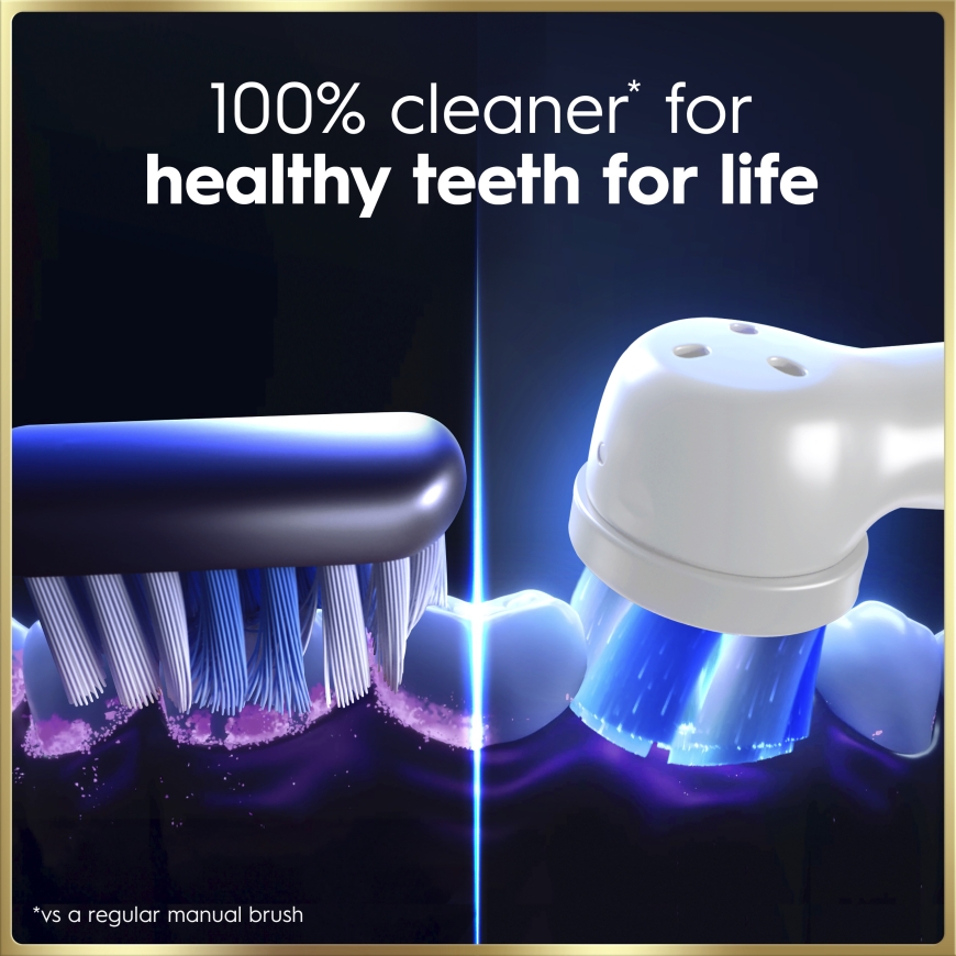Oral-B iO9 elektriskā zobu birste, rozā + uzlādējams ceļojuma somiņš – 4