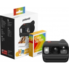 Polaroid Go Gen 3 instant kamera un krāsu filma, 8 attēli, melna