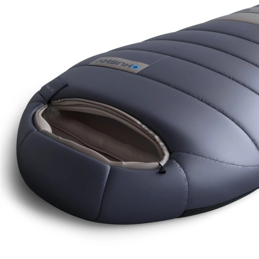 Husky DOPY allahkušis magamiskott -25 °C, 85 × 220 cm, 1.69 kg, Sinine-Hall – 2