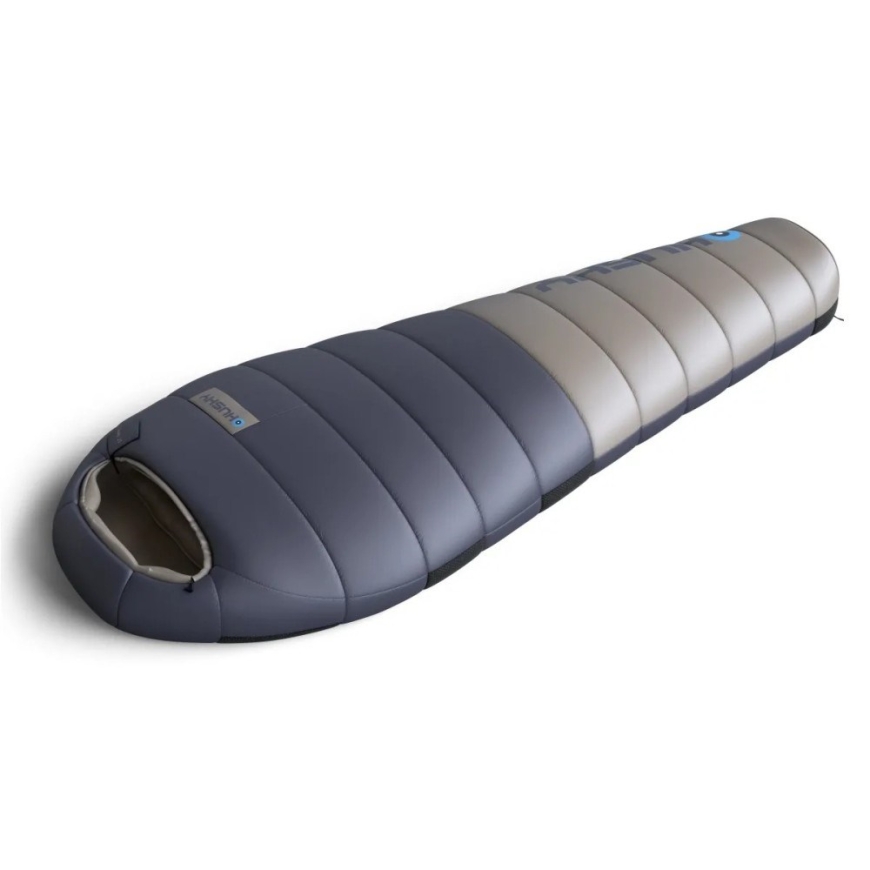 Husky DOPY down guļammaiss -25 °C, 85 × 220 cm, 1.69 kg, Zils-Pelēks – 3