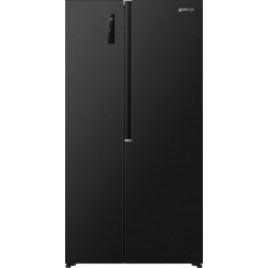 Gorenje NRS917E41BX Šaldytuvas su šaldikliu šone, juodas