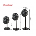 Floor standing fan with remote control, LED, KB 9041, Klausberg Floor standing fan with remote control, LED, KB 9041, Klausberg