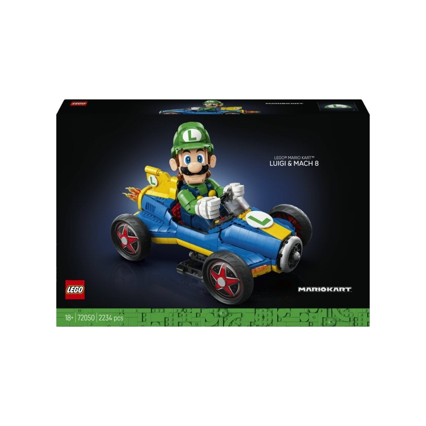 LEGO Super Mario 72050 Mario Kart – Luigis ir Mach 8