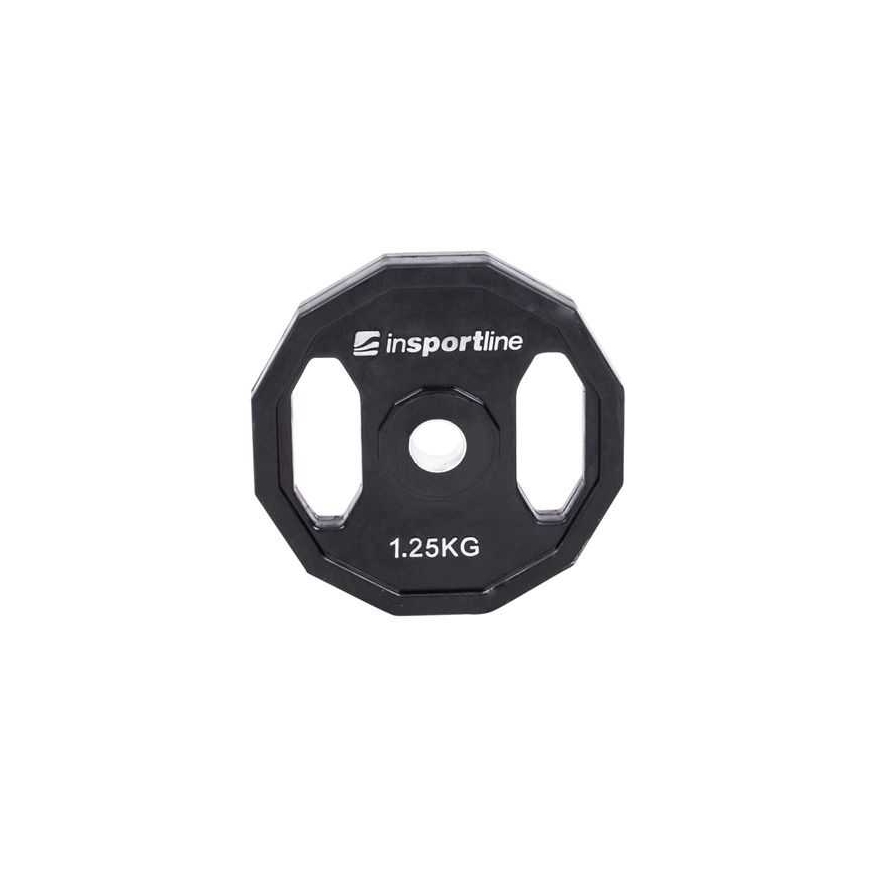 Insportline Rubber Coated Weight Plate Ruberton 1.25kg 30 mm