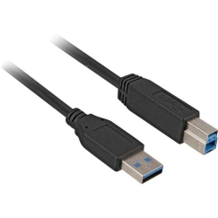 Sharkoon Cable USB 3.0 A-B black 1,0m