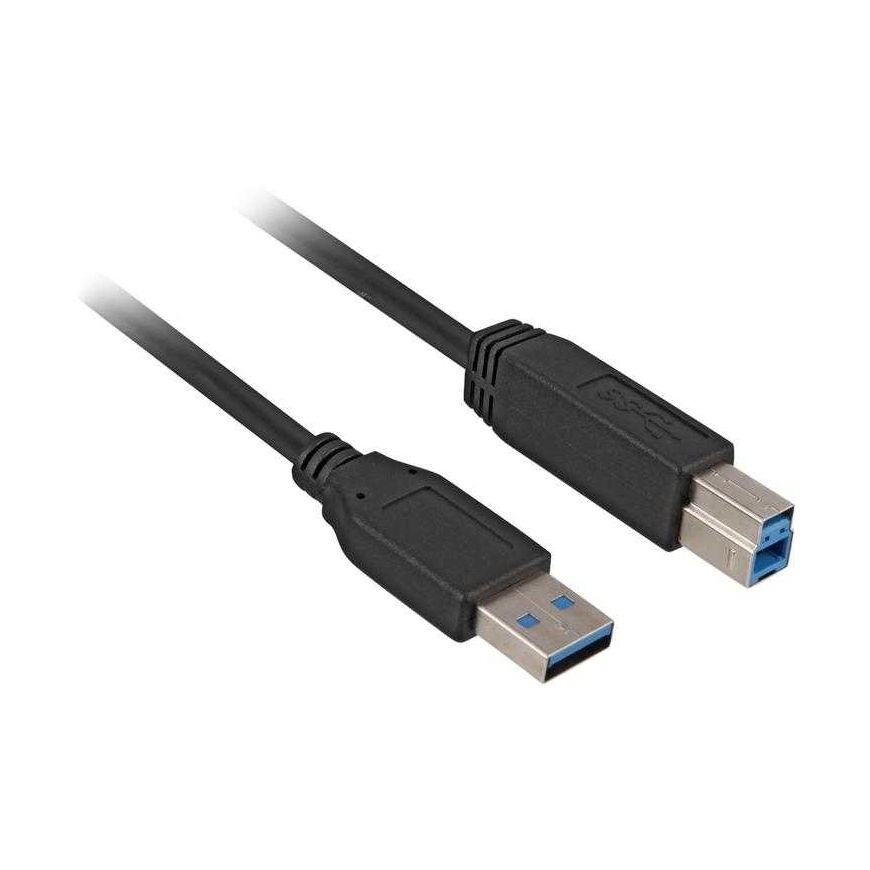 Sharkoon Cable USB 3.0 A-B black 1,0m