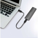 LogiLink UA0389 - Externes M.2 NVMe & SATA HDD/SSD Gehäuse USB 3.1 silber - Gehäuse - USB 3.0