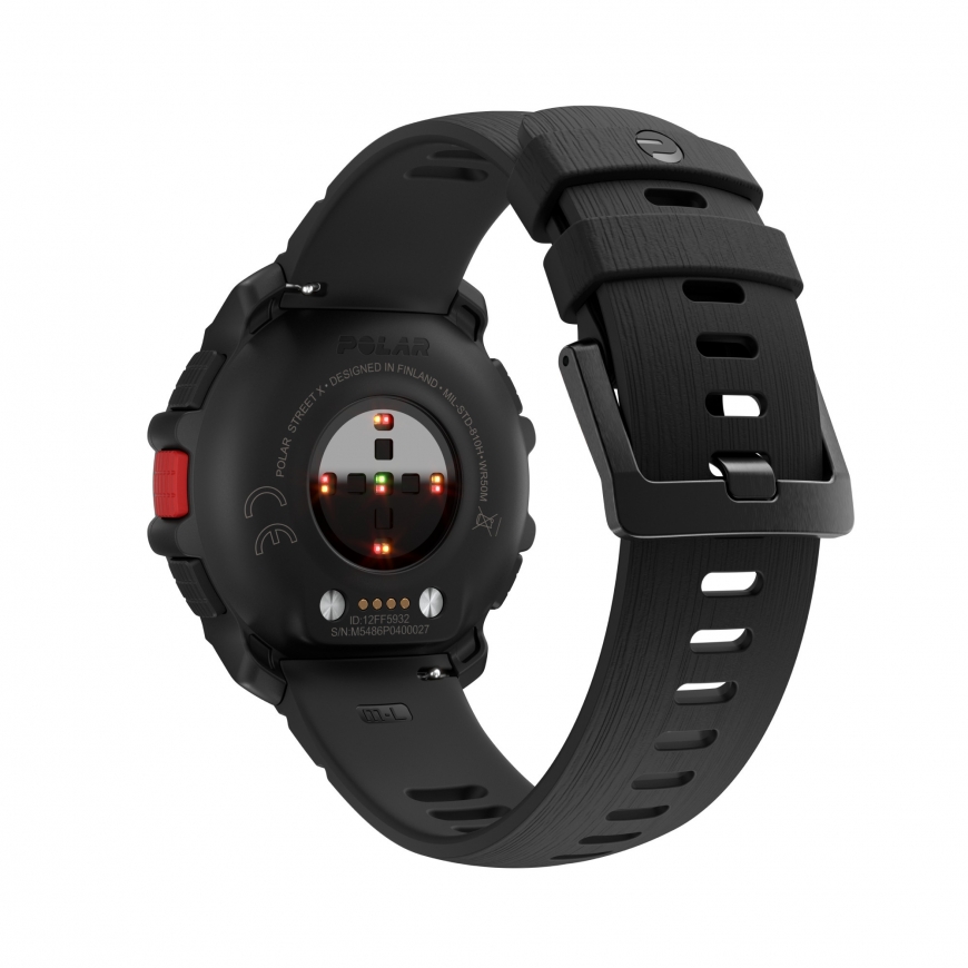 Силиконовый браслет Polar Street, черный, S-L – 4