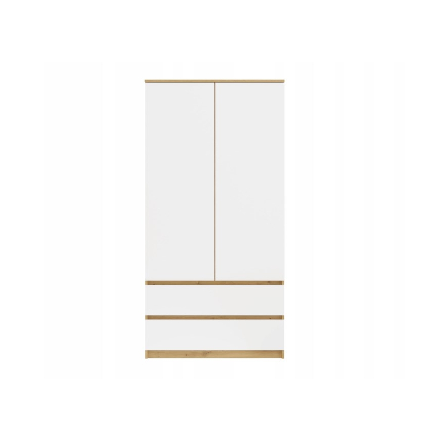 MALWA SS-90 wardrobe, artisan oak/white – 4