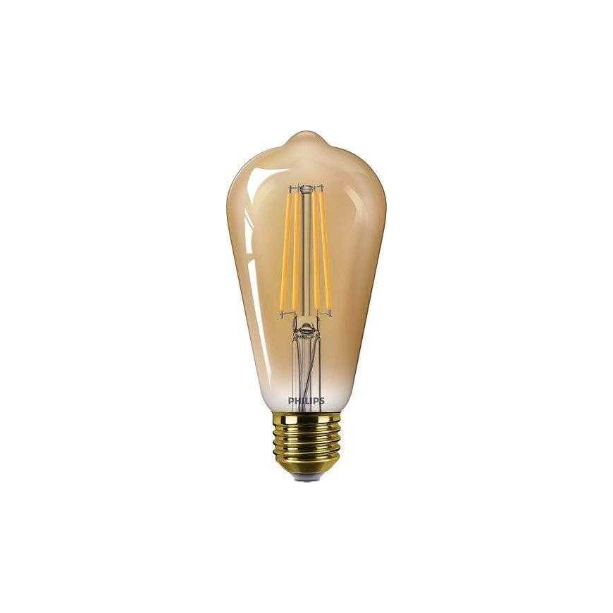 Philips LED CLASSIC 50W ST64 E27 GOLD D 1PF/4