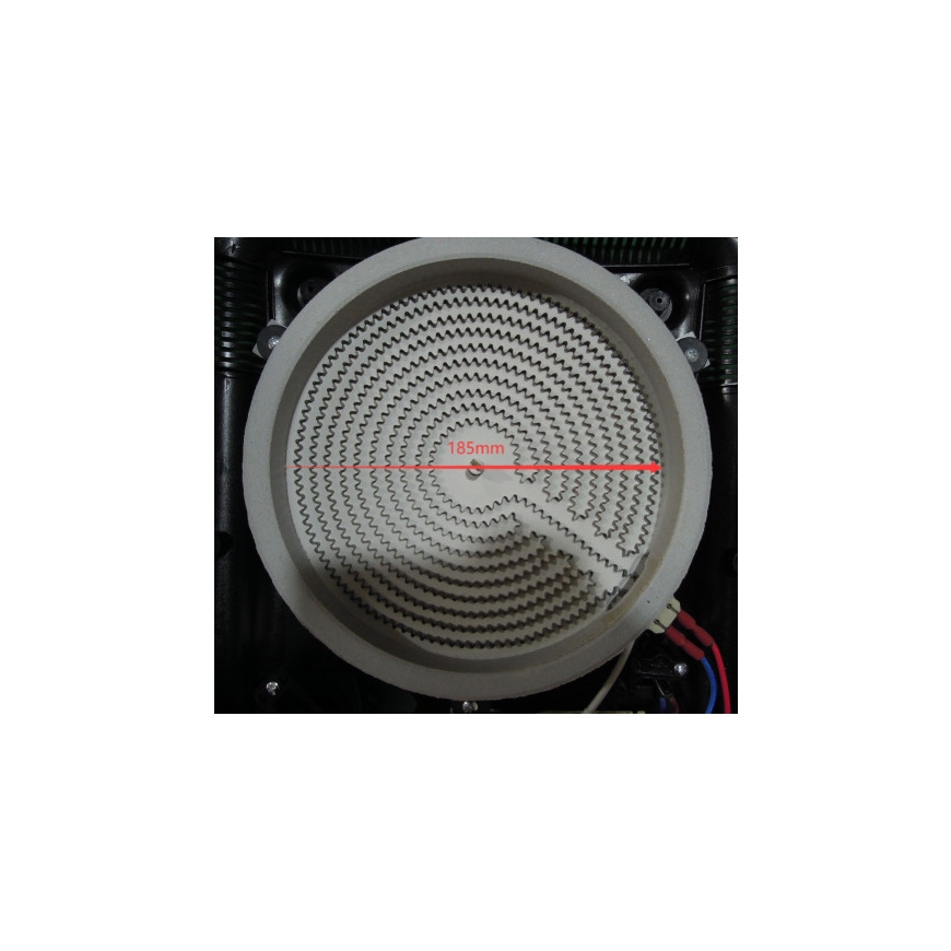 Infrapunapliit, 2000W, LED-ekraan, must, 55OV51445M, Oliver Volt – 2