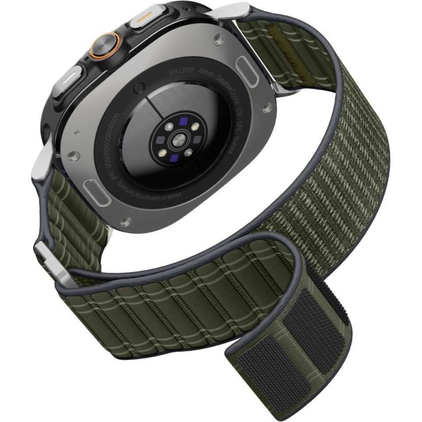 Spigen WBF0 Siksna Samsung Galaxy Watch Ultra 2024 / 2025 (47 mm) Zaļa – 3
