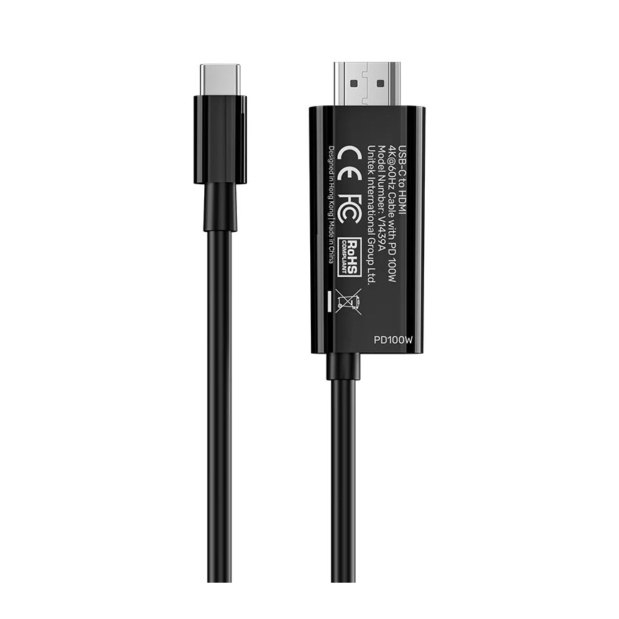 UNITEK V1439ABK01 USB-graafinen sovitin 3840 x 2160 pikseliä Musta – 3