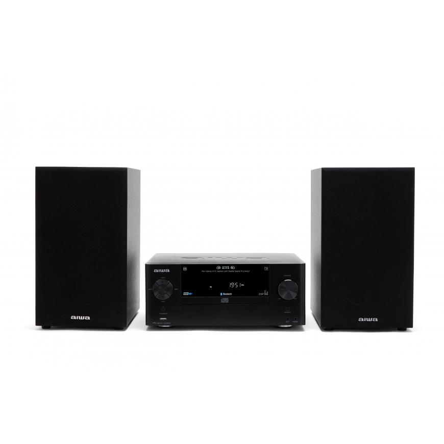 Aiwa MCBT-550 mikrohi-fi sistēma, melna