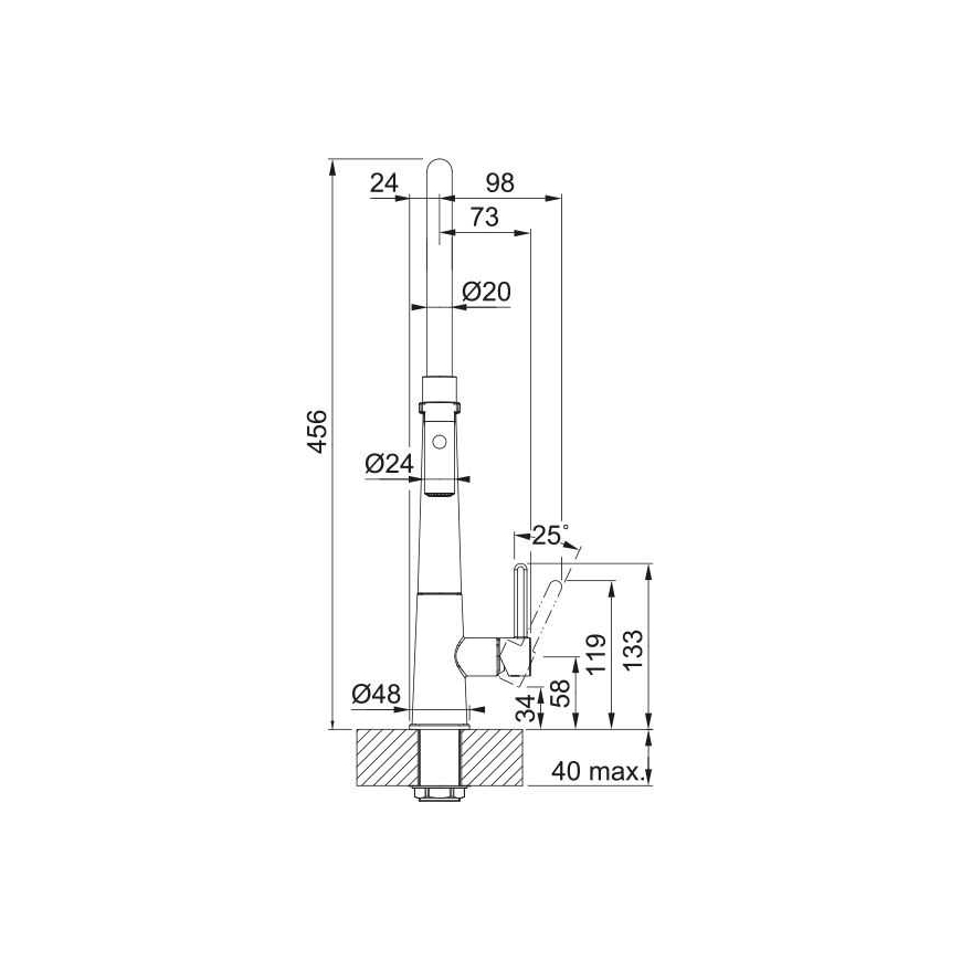 Franke Icon Semi-Pro 115.0690.598 Matt Must – 2