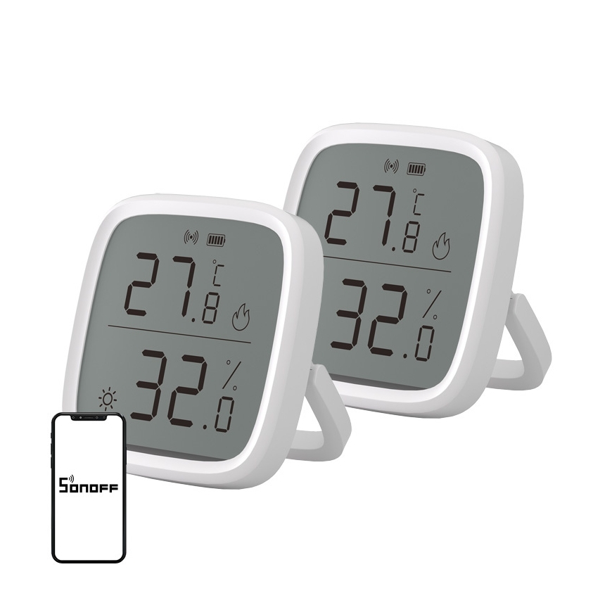 SONOFF ZigBee SNZB-02D Lämpötila- ja kosteusanturi, 2-pakkaus