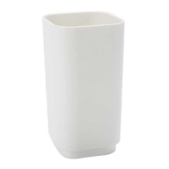 Gedy Tooth Brush Holder SEVENTY White 6.5x12 x6.5cm