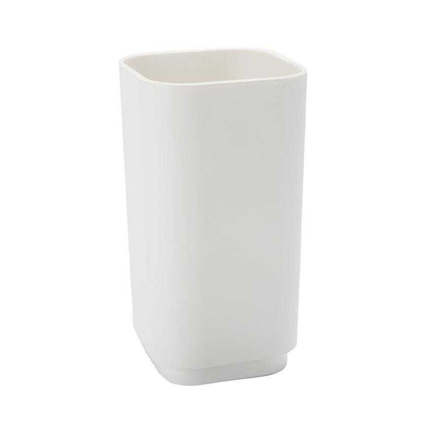 Gedy Tooth Brush Holder SEVENTY White 6.5x12 x6.5cm
