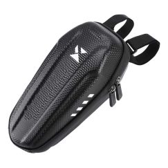 Wozy B4BK Hard Waterproof Bicycle & Scooter handlebar Bag with zipper