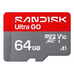 SANDISK 64GB UHS-I MICRO SDXC MEMORY CARD/SDSQUGN-064G-GN6MN