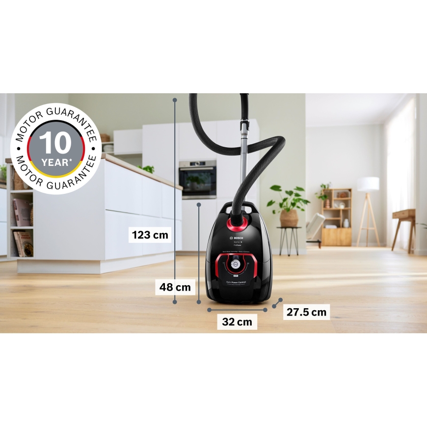 Bosch Serie 8 BGL8POW3A putekļu sūcējs, melns – 4