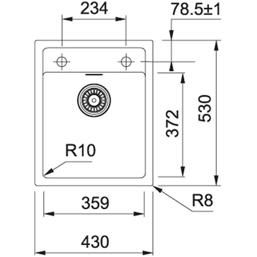 Franke Sirius SID 610-40 Tectonite Бежевый (143.0675.501)