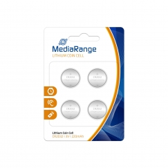 LITHIUM BATTERY CR2032 3V/4PCS MRBAT132 MEDIARANGE