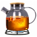 Stiklinis arbatinukas arbatai ir žolelių užpilams ruošti, 1,5 l, Stiklinis arbatinukas arbatai ir žolelių užpilams ruošti, 1,5 l,