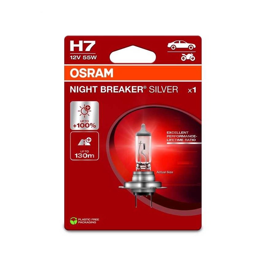 Osram H7 55W 12V P43T 10XBLI1