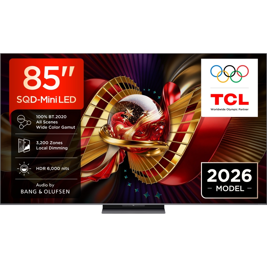TCL 85" C8L – 4K SQD Mini-LED Google TV