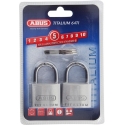 ABUS padlock 64TI/40, Titalium, 23 mm, double pack ABUS padlock 64TI/40, Titalium, 23 mm, double pack