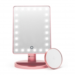 Rio MMSP-RG-EU/1,2 24 LED Skārtenes Regulējams Grima Spogulis, Rožu Zelta