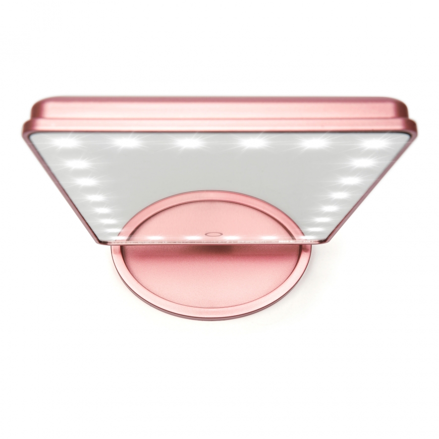 Rio MMSP-RG-EU/1,2 24 LED Touch Dimmable Makeup Mirror, Rose Gold – 3