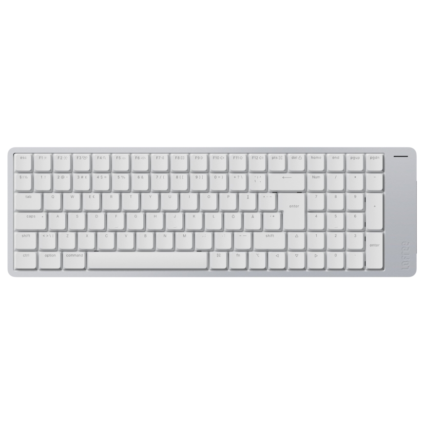 Lofree Flow 2 100 Kailh Surfer Linear mehāniskā tastatūra, balta