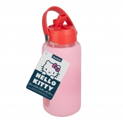 Paladone Hello Kitty Glass Water Bottle, 800 ml