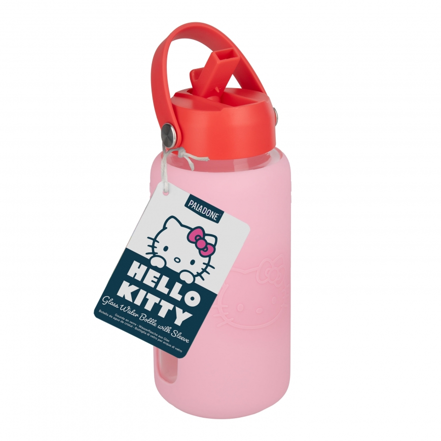 Paladone Hello Kitty lasinen juomapullo, 800 ml