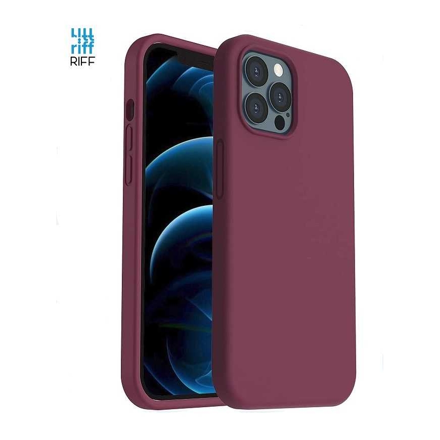 Riff mīksta silikona aizmugurējā vāciņš Apple iPhone 11 bordo