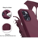 Чехол Riff из мягкого силикона для Apple iPhone 11 бордовый Чехол Riff из мягкого силикона для Apple iPhone 11 бордовый
