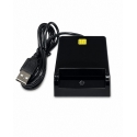 USB считыватель смарт-карт, считыватель контактных IC-карт для цифровой подписи, eID, банковских и правительственных карт, черны USB считыватель смарт-карт, считыватель контактных IC-карт для цифровой подписи, eID, банковских и правительственных карт, черны