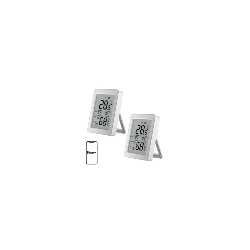 SONOFF ZigBee SNZB-02DR2 Temperatuuri ja Niiskuse Andur, 2-Pack – 2