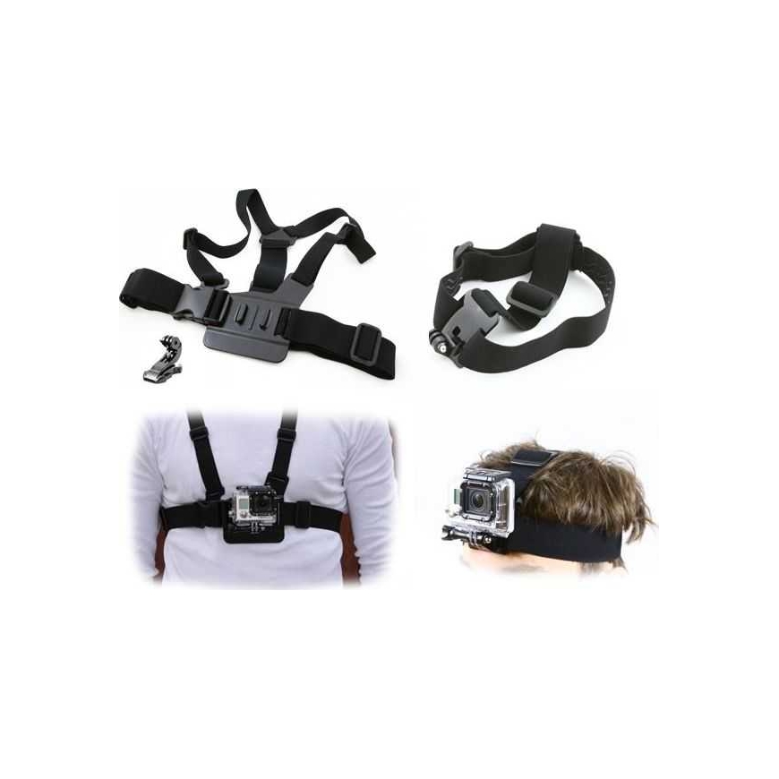 Xrec Set 2in1 Harnesses + Headband For Gopro Hero 4 3+ 3 2 1 – 2
