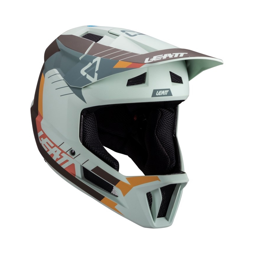 LEATT MTB Gravity 2.0 V25 Шлем для горного велосипеда с полным лицом Размер L мятный – 2