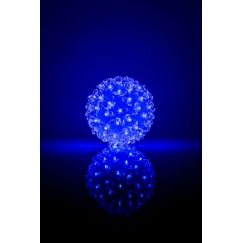 Bumba ar puķēm RS-214 80LED D-13cm Zila