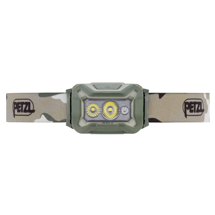 Petzl ARIA 2R RGB galvos lempa, 625 lm, kamufliažas – 2