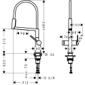 Hansgrohe Talis Select M54 PowderSpray 3je Chrome Hansgrohe Talis Select M54 PowderSpray 3je Chrome
