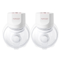 MOMCOZY S12 PRO+ NEŠIOJAMAS KRŪTINĖS PUMPAS BALTA DVIEM PAKUOTĖJE