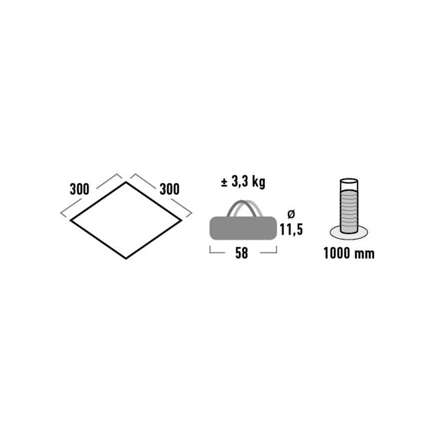 High Peak Tarp 1 Harmaa – 3